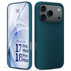 Silikoninis dėklas skirtas Apple iPhone 17 Pro Max/ 18 Pro Max - 3mk HARDY® Mellow Case™ Green