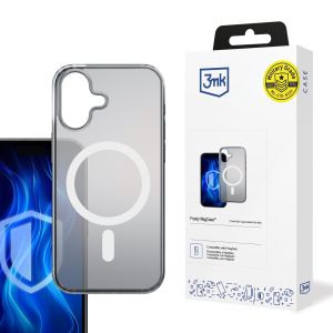 Dėklas Apple iPhone 16 Plus - 3mk Frosty MagCase White