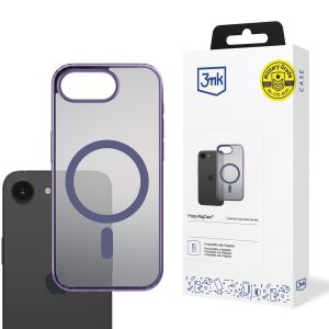 Dėklas Apple iPhone 16E/ iPhone 17E - 3mk Frosty MagCase Purple