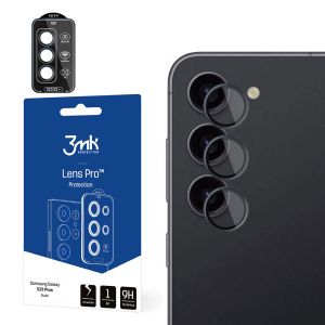 Grūdintas stiklas kameros objektyvui Samsung Galaxy S24+ 3mk Lens Protection Pro Black