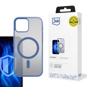 Dėklas Apple iPhone 15 Plus - 3mk Frosty MagCase Blue
