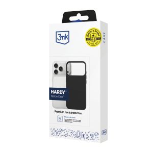 Silikoninis dėklas skirtas Apple iPhone 13 – 3mk HARDY® Mellow Case™ Black