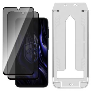 2x Grūdintas privatumo stiklas su aplikatoriumi Samsung Galaxy A16 4G/5G/ A17 4G/5G – 3mk HARDY® Privzone 9H™