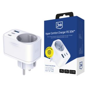 Tinklo įkroviklis 3mk Hyper Comfort Charger GaN PD 30W™