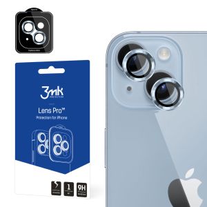 Grūdintas stiklas kameros objektyvui Apple iPhone 14 Plus 3mk Lens Protection Pro Sierra Blue