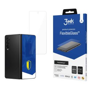 Nedūžtančios hibridinės stiklo plokštelės Samsung Galaxy Z Fold 5 (Front) - 3mk FlexibleGlass