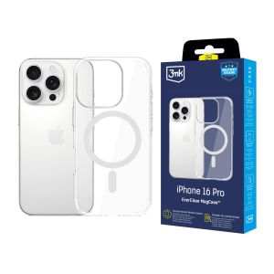Apsauginis dėklas su MagSafe skirtas Apple iPhone 16 Pro - 3mk EverClear MagCase
