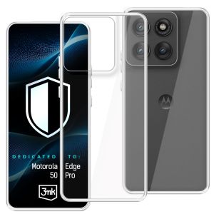 Skaidrus dėklas Motorola Edge 50 Pro – 3mk HARDY® Vision Case™