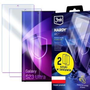 2x Apsauginė plėvelė, skirta Samsung Galaxy S23 Ultra - 3mk HARDY® ARC+