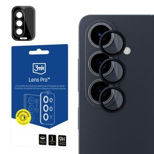 Grūdintas stiklas kameros objektyvui Samsung Galaxy S26+ 3mk Lens Protection Pro Black