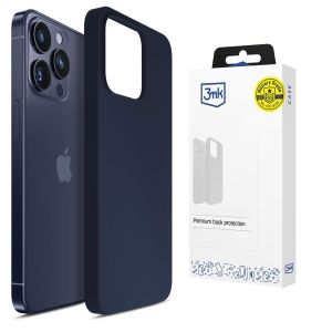 Silikoninis dėklas skirtas Apple iPhone 16 Pro Max - 3mk HARDY® Mellow Case™ Dark Blue