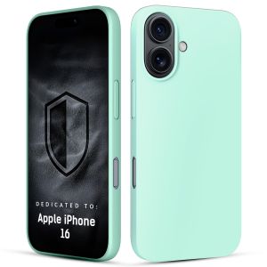 Silikoninis dėklas su MagSafe skirtas Apple iPhone 16 - 3mk HARDY® Mellow MagCase™ Teal