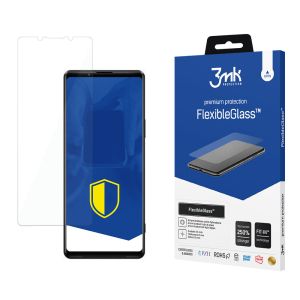 Nedūžtančios hibridinės stiklo plokštelės Sony Xperia 1 - 3mk FlexibleGlass