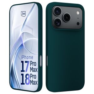 Silikoninis dėklas skirtas Apple iPhone 17 Pro Max/ 18 Pro Max - 3mk HARDY® Mellow Case™ Dark Green