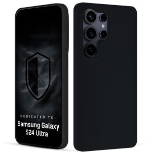 Silikoninis dėklas skirtas Samsung Galaxy S24 Ultra – 3mk HARDY® Mellow Case™ Black