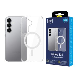 Apsauginis dėklas su MagSafe skirtas Samsung Galaxy S25 - 3mk EverClear MagCase