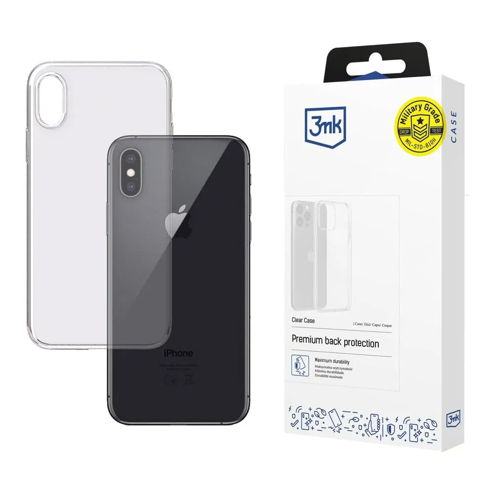 Deklas Apple iPhone Xs - 3mk Clear Case