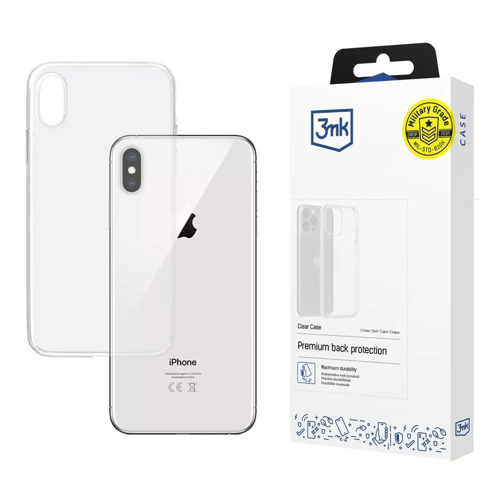 Deklas Apple iPhone Xs Max - 3mk Clear Case