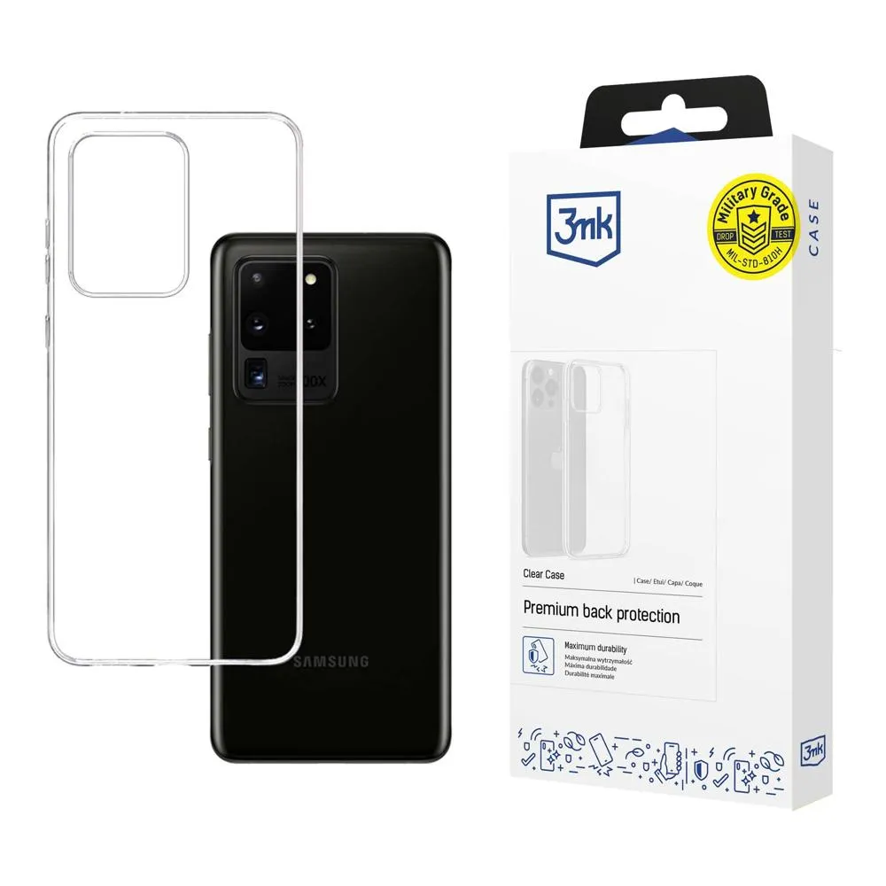 Deklas Samsung Galaxy S20 Ultra 5G - 3mk Clear Case