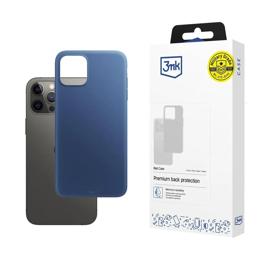 Dėklas Apple iPhone 12 Pro Max - 3mk Matt Case Blueberry