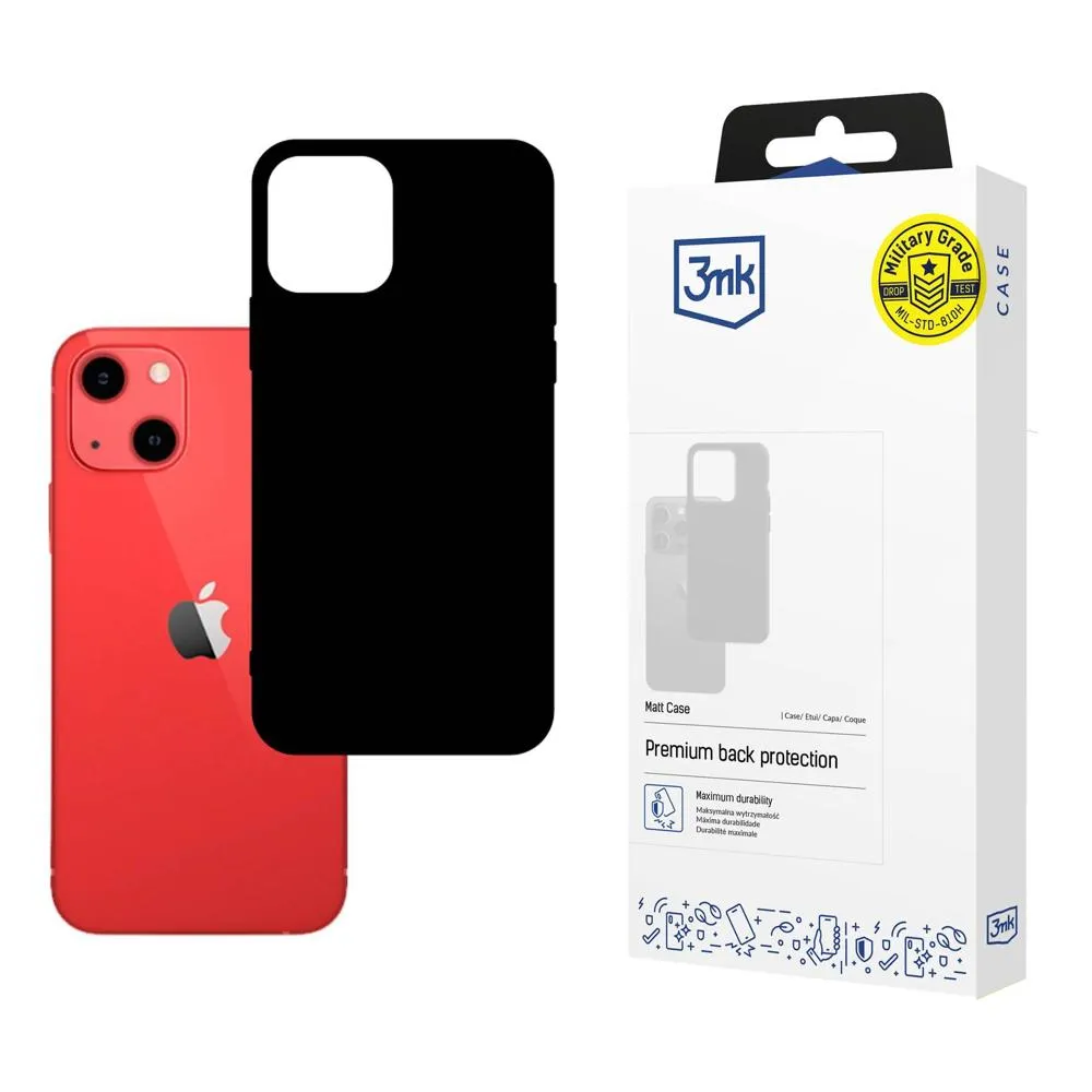 Deklas Apple iPhone 13 - 3mk Matt Case Black
