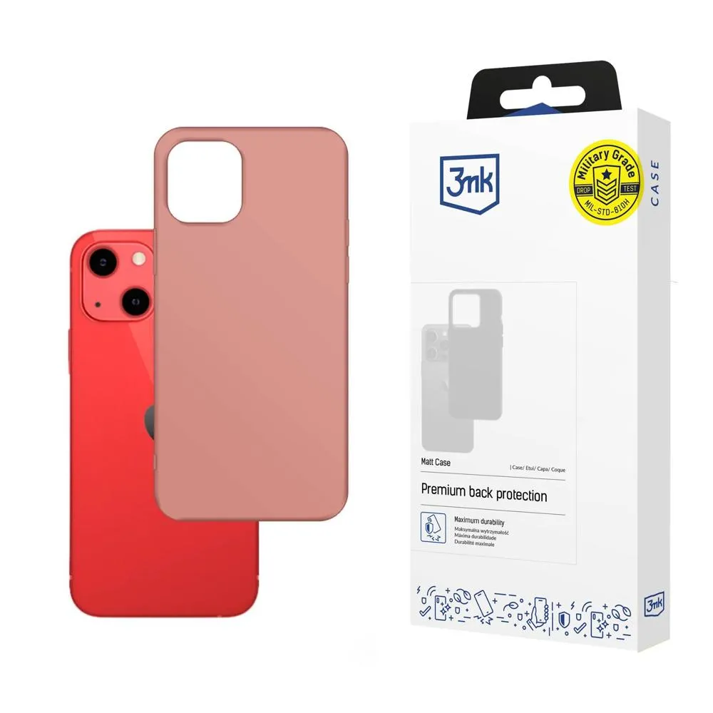 Dėklas Apple iPhone 13 Mini - 3mk Matt Case Lychee