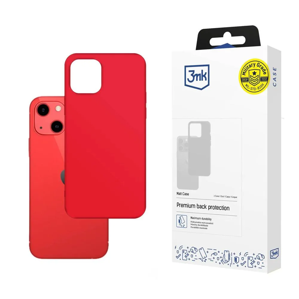 Dėklas Apple iPhone 13 Mini - 3mk Matt Case Strawberry