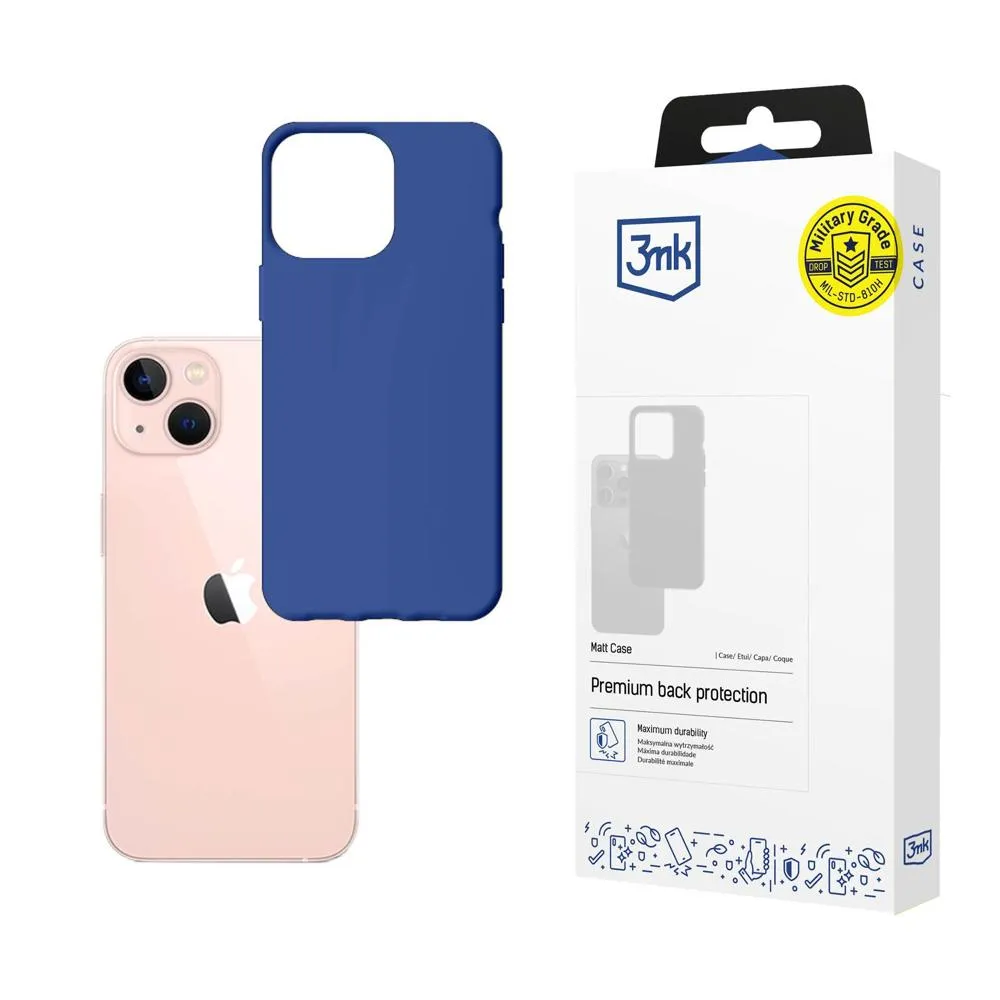 Dėklas Apple iPhone 14 - 3mk Matt Case Blueberry
