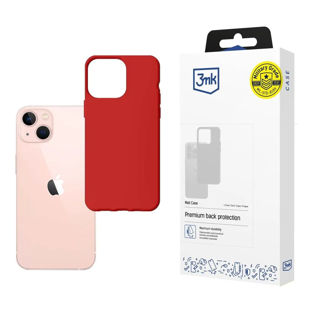 Dėklas Apple iPhone 14 - 3mk Matt Case Strawberry