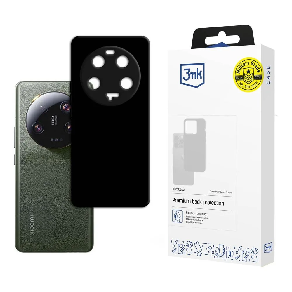 Dėklas Xiaomi 13 Ultra 5G - 3mk Matt Case Black