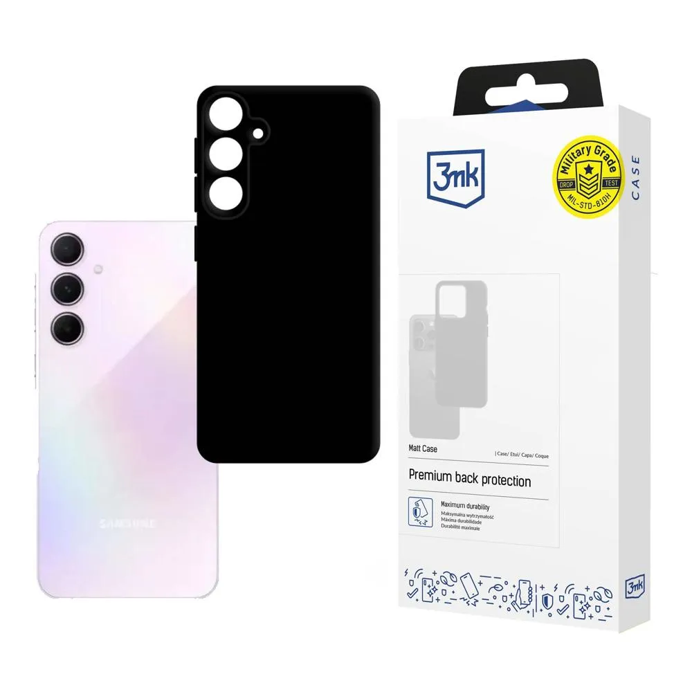 Dėklas Samsung Galaxy A55 5G - 3mk Matt Case Black