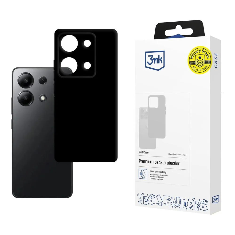 Deklas Redmi Note 13 4G - 3mk Matt Case Black