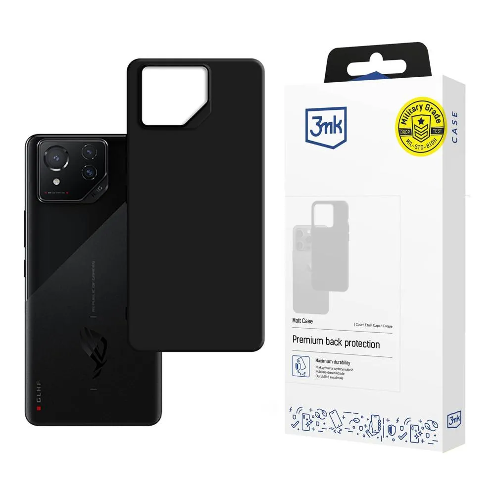 Dėklas Asus ROG Phone 8 - 3mk Matt Case Black