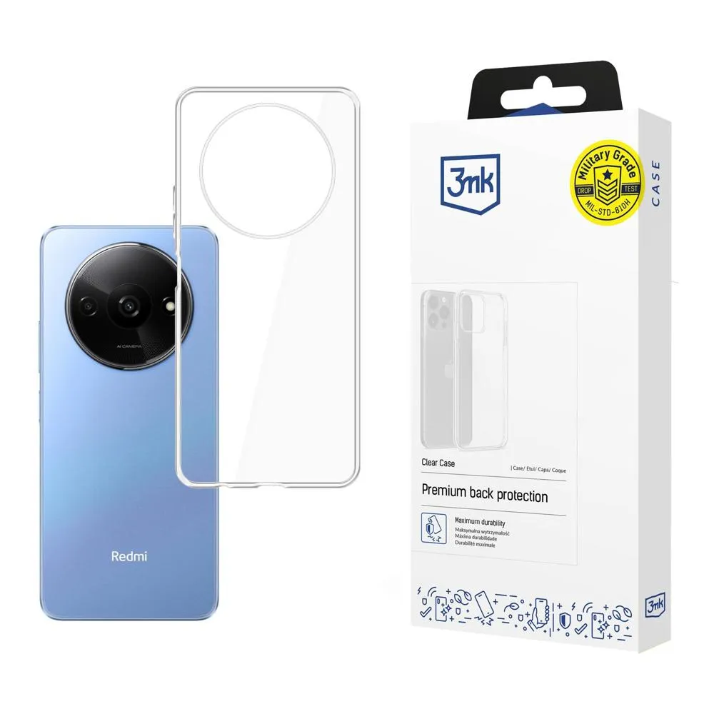 Deklas Redmi A3 - 3mk Clear Case