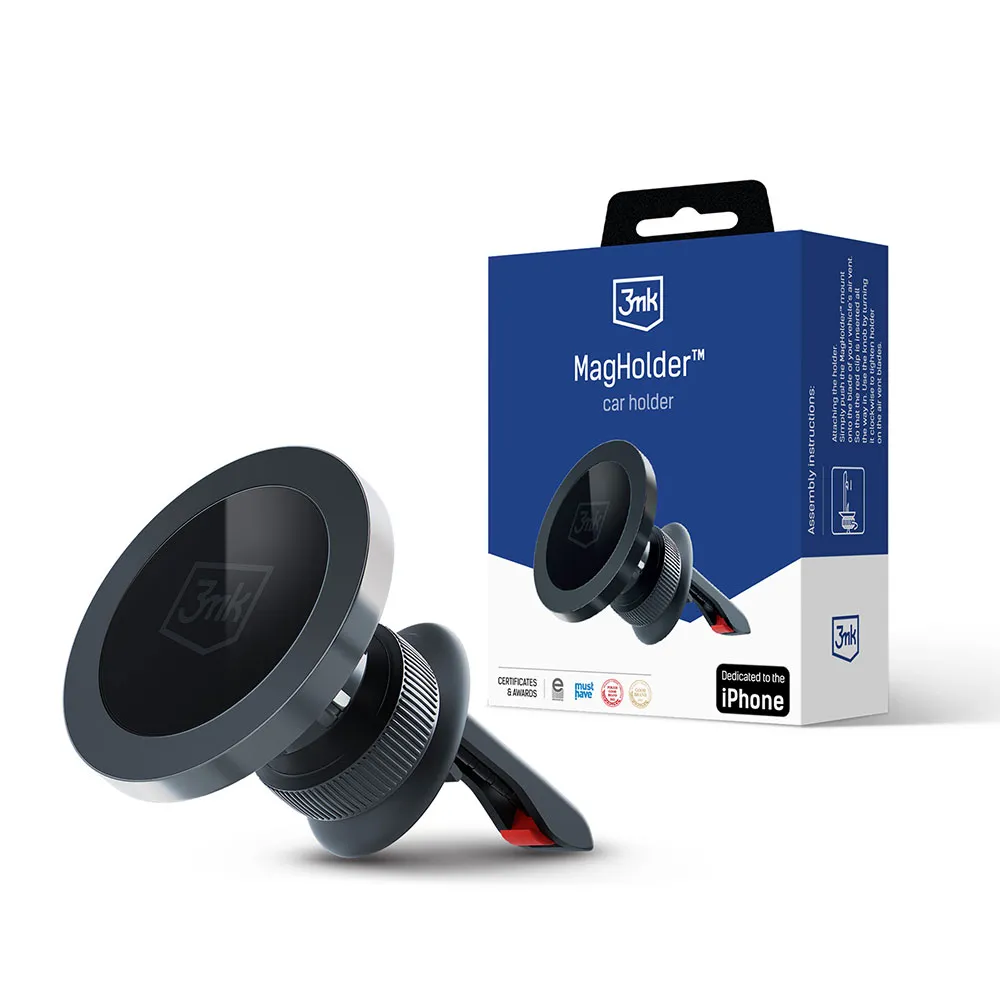 Magnetinis automobilio laikiklis iPhone'ui - 3mk MagHolder