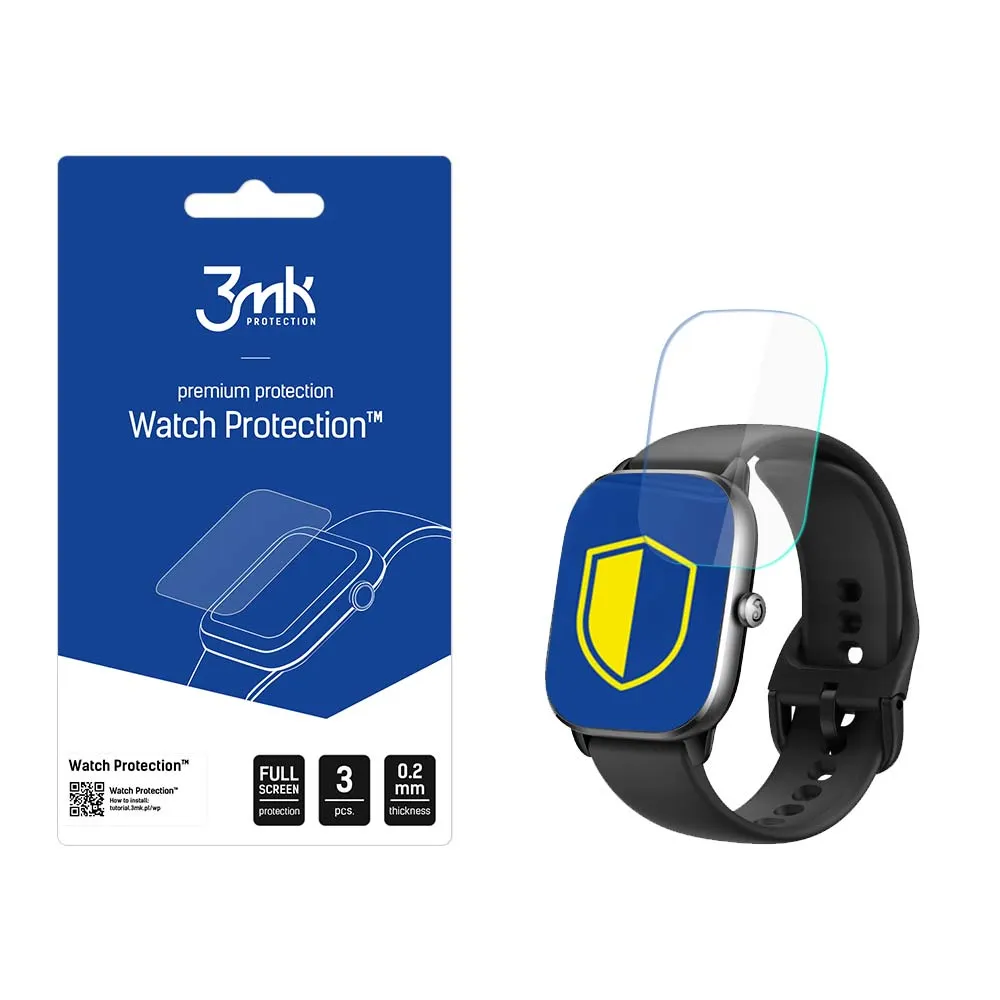 Apsauginė plėvelė išmaniajam laikrodžiui Amazfit GTS 4 Mini - 3mk Watch Protection