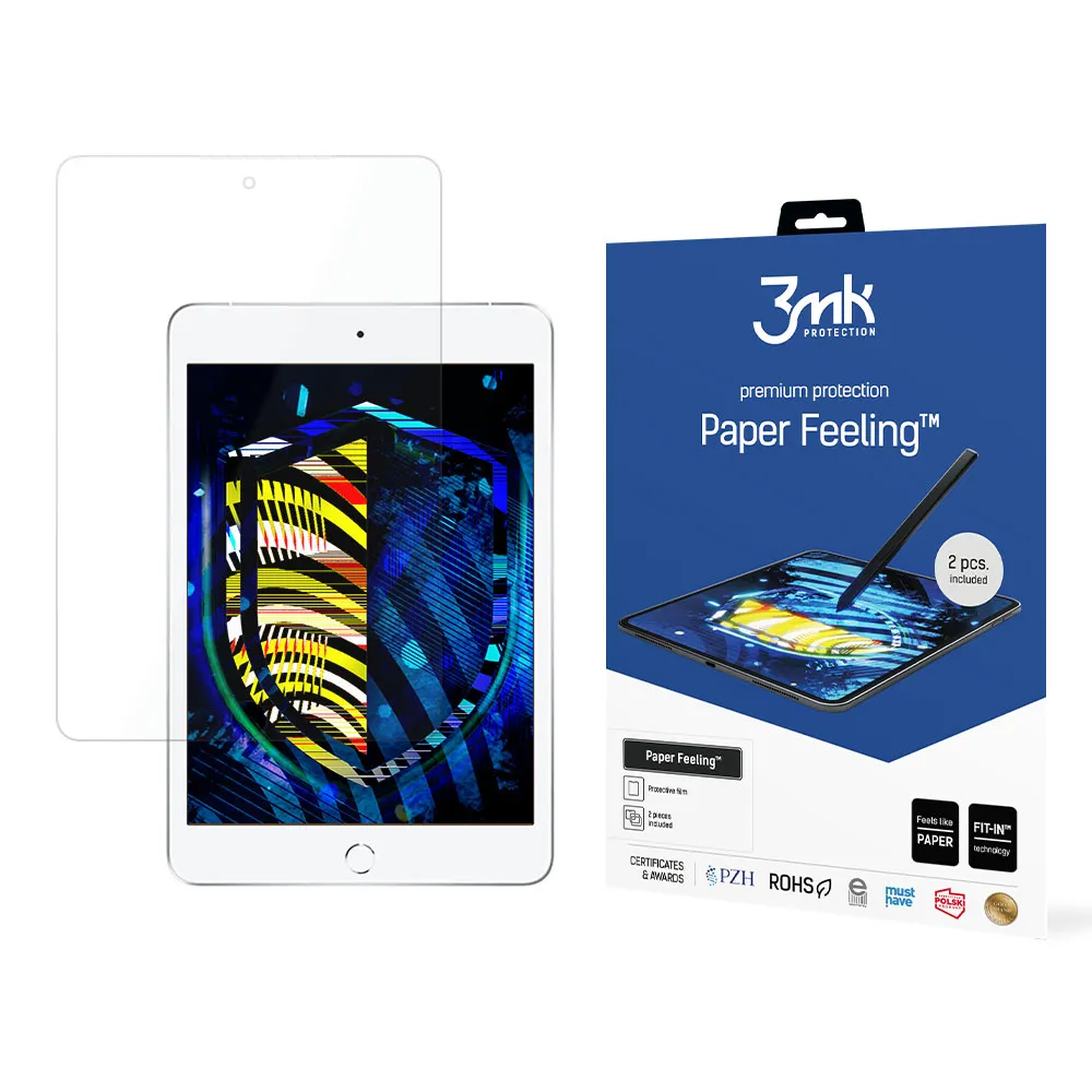 Apsaugine plevele Apple iPad mini 5 - 3mk Paper Feeling (2 vnt.)