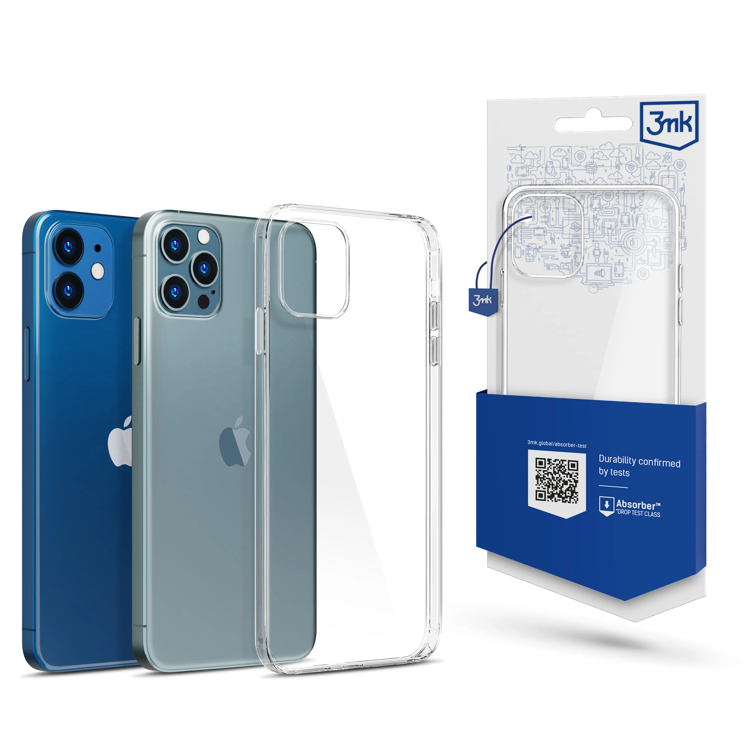 Deklas Apple iPhone 12/12 Pro - 3mk Clear Case