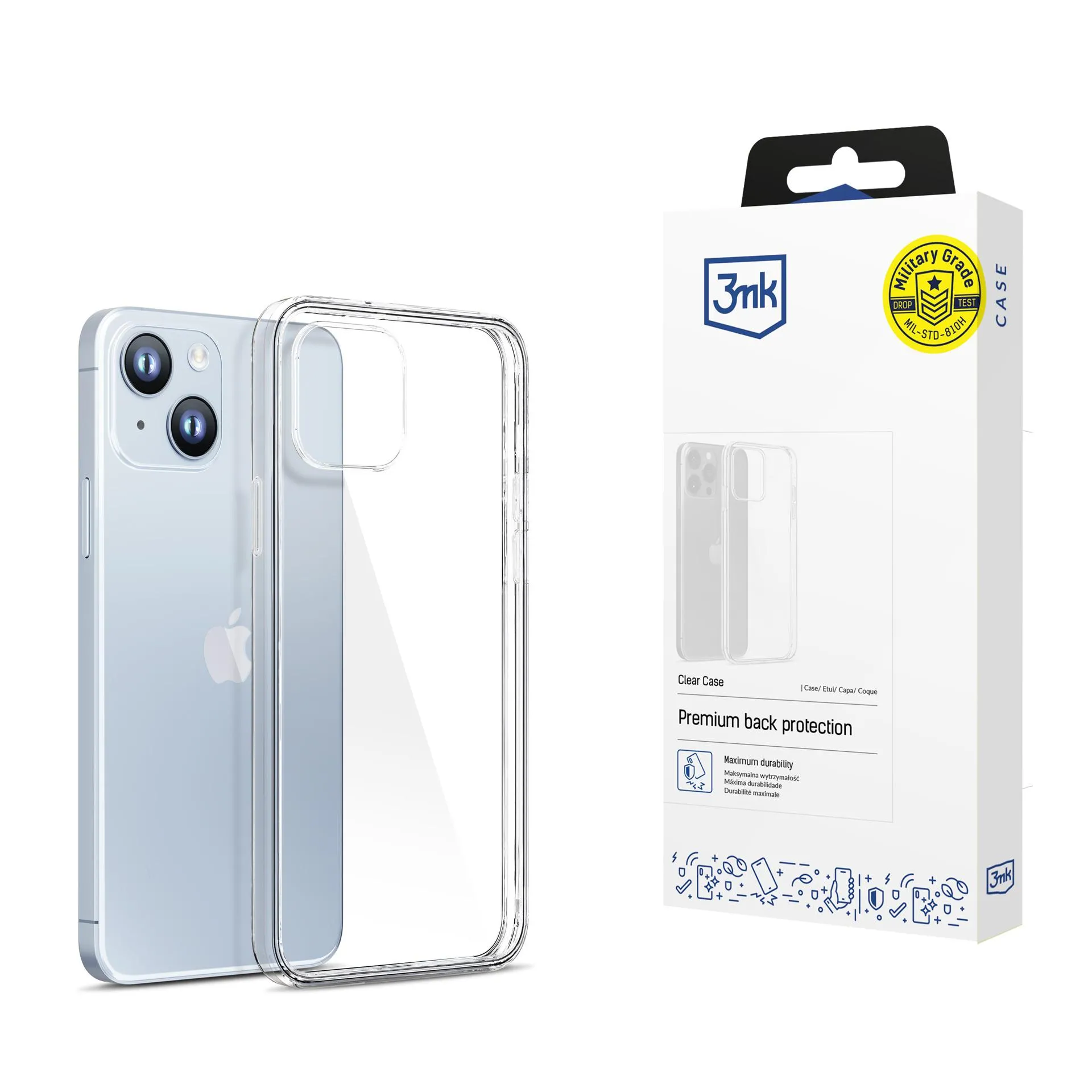 Deklas Apple iPhone 14 - 3mk Clear Case