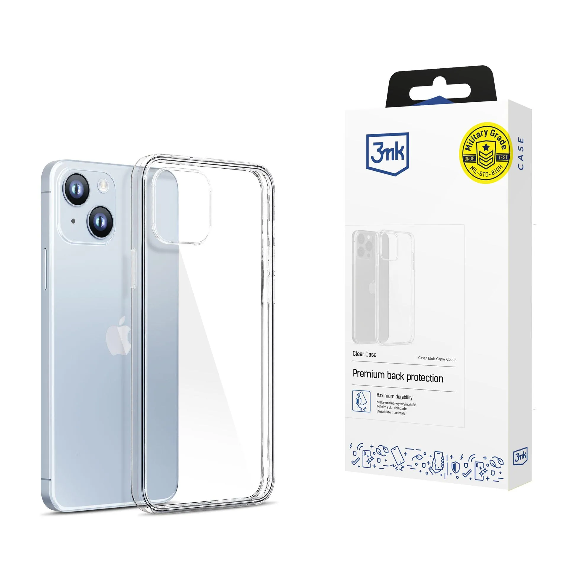 Deklas Apple iPhone 14 Plus - 3mk Clear Case