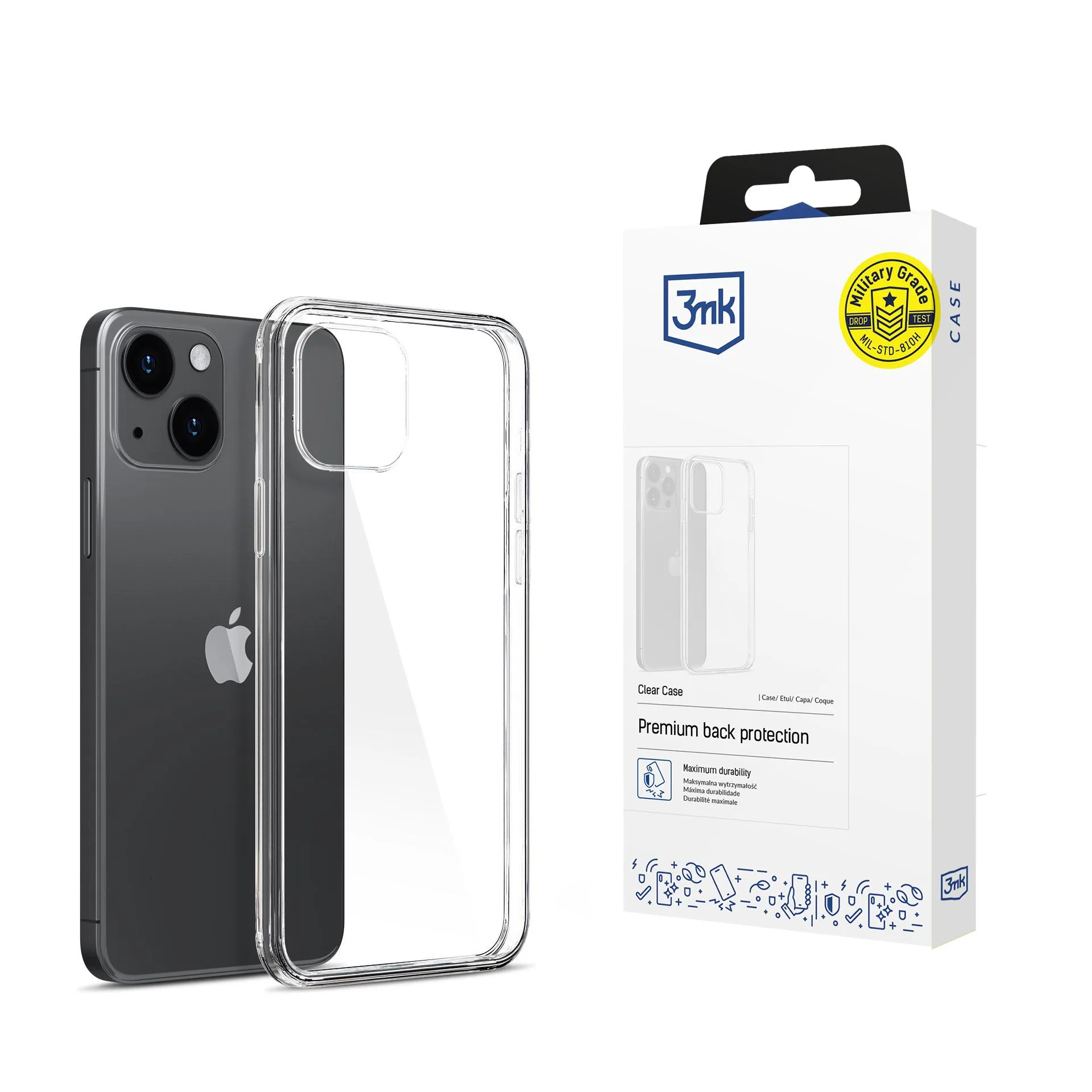 Dėklas Apple iPhone 15 Plus - 3mk Clear Case