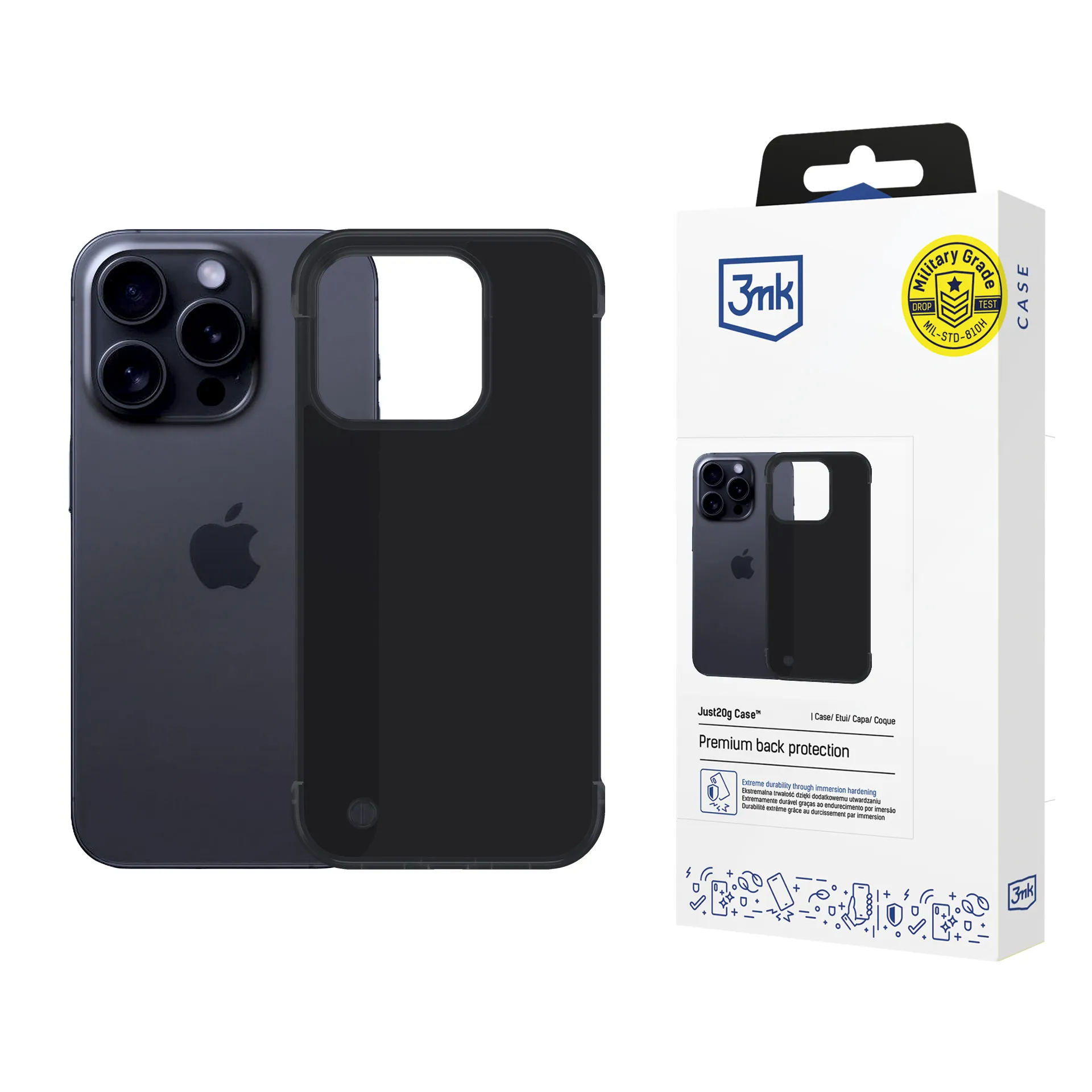 Ultralengvas deklas Apple iPhone 16 Pro Max - 3mk Just20g Matt Case