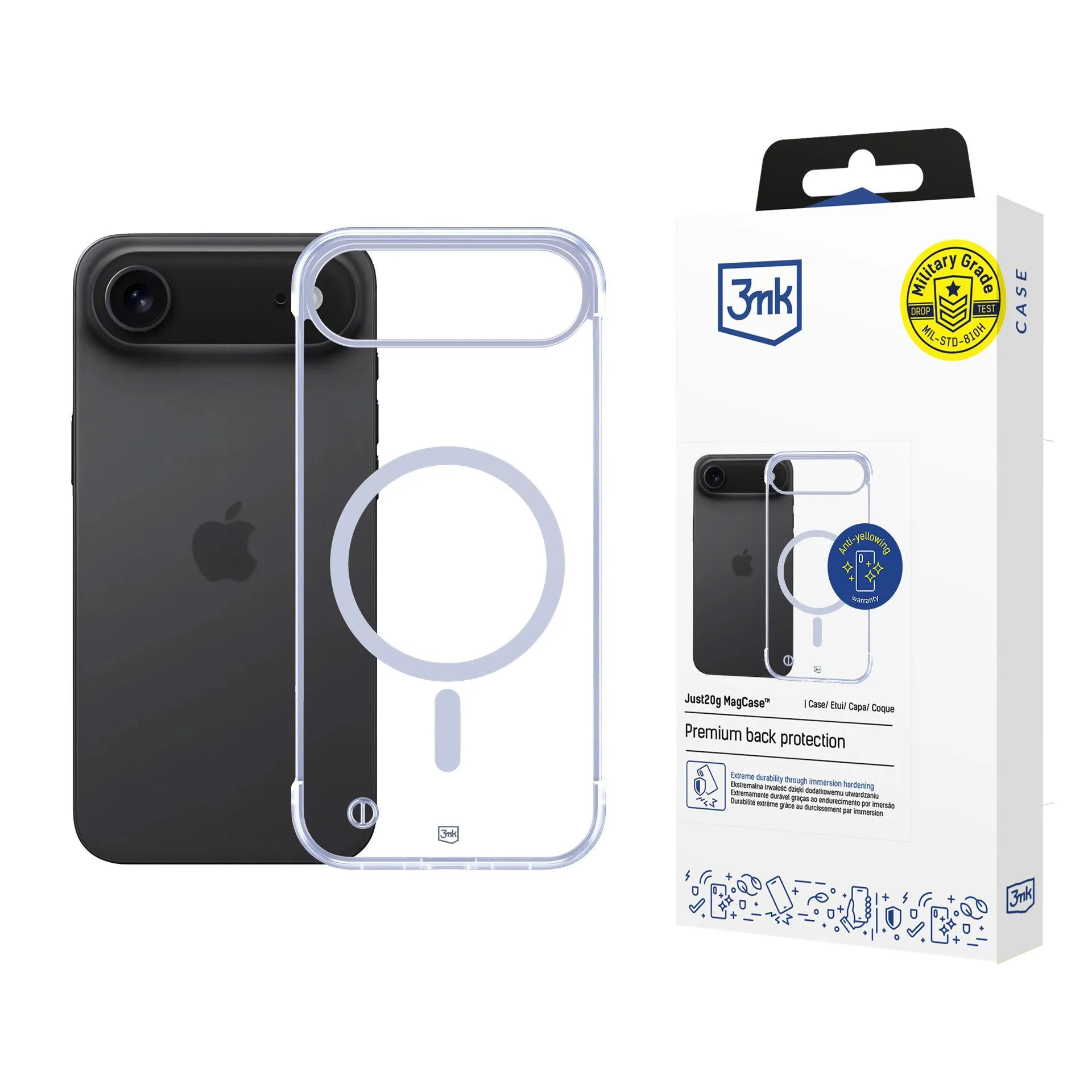 Ultralengvas dėklas Apple iPhone 17 Air - 3mk Just20g MagCase™