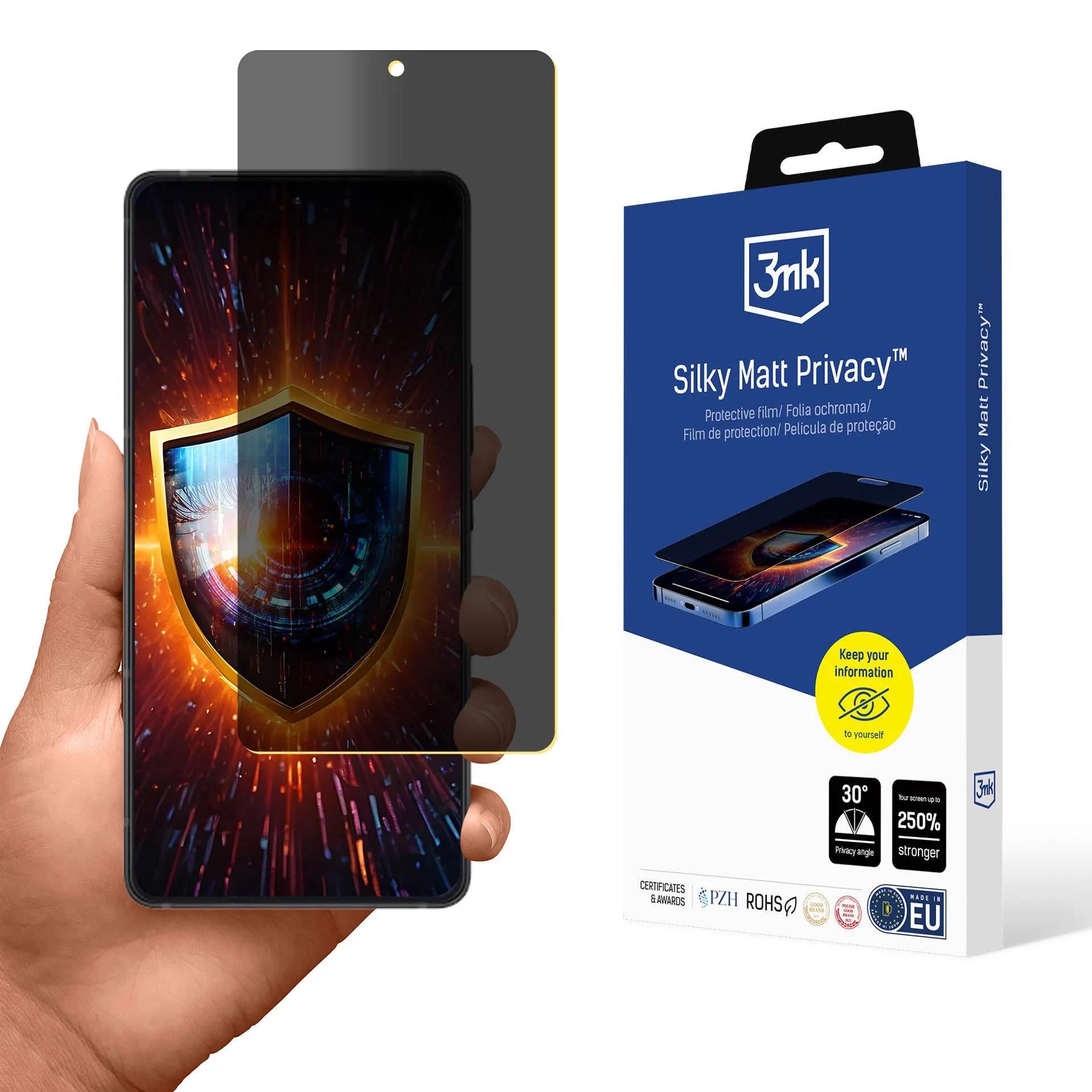 Folia privatizuojanti prie Asus Zenfone 12 Ultra - 3mk Silky Matt Privacy