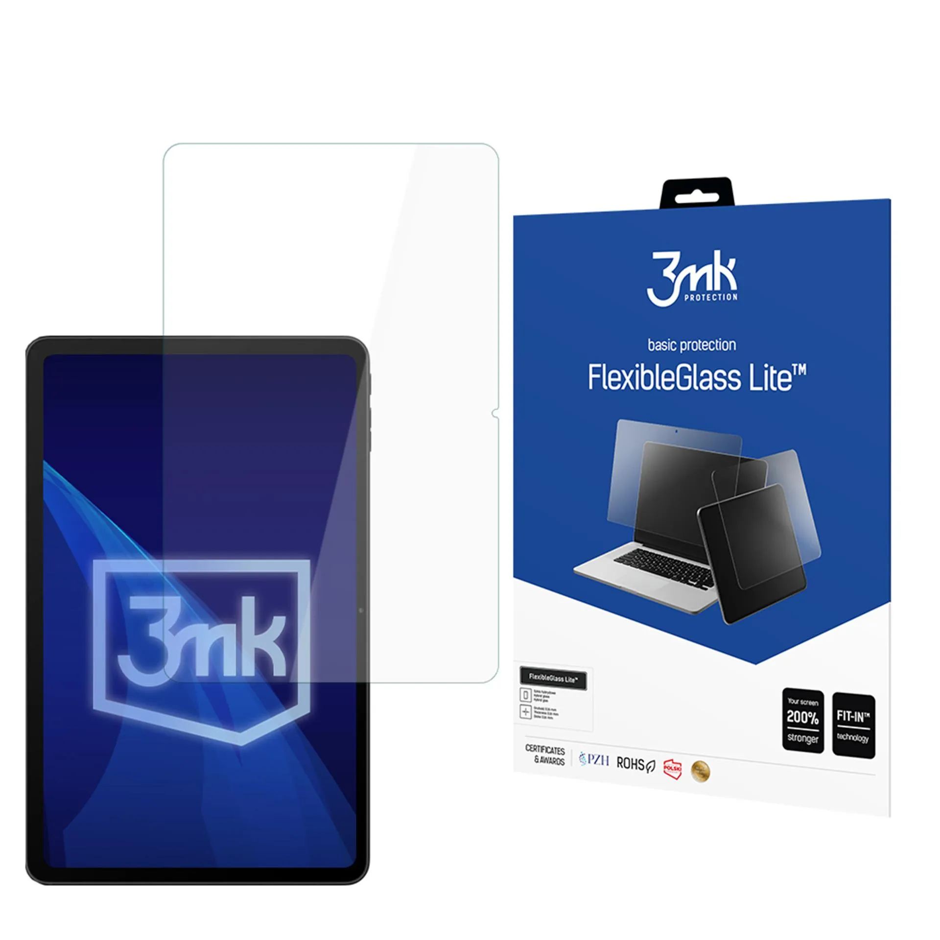 Nesuskylantis hibridinis stiklas Blackview Mega 2 - 3mk FlexibleGlass Lite