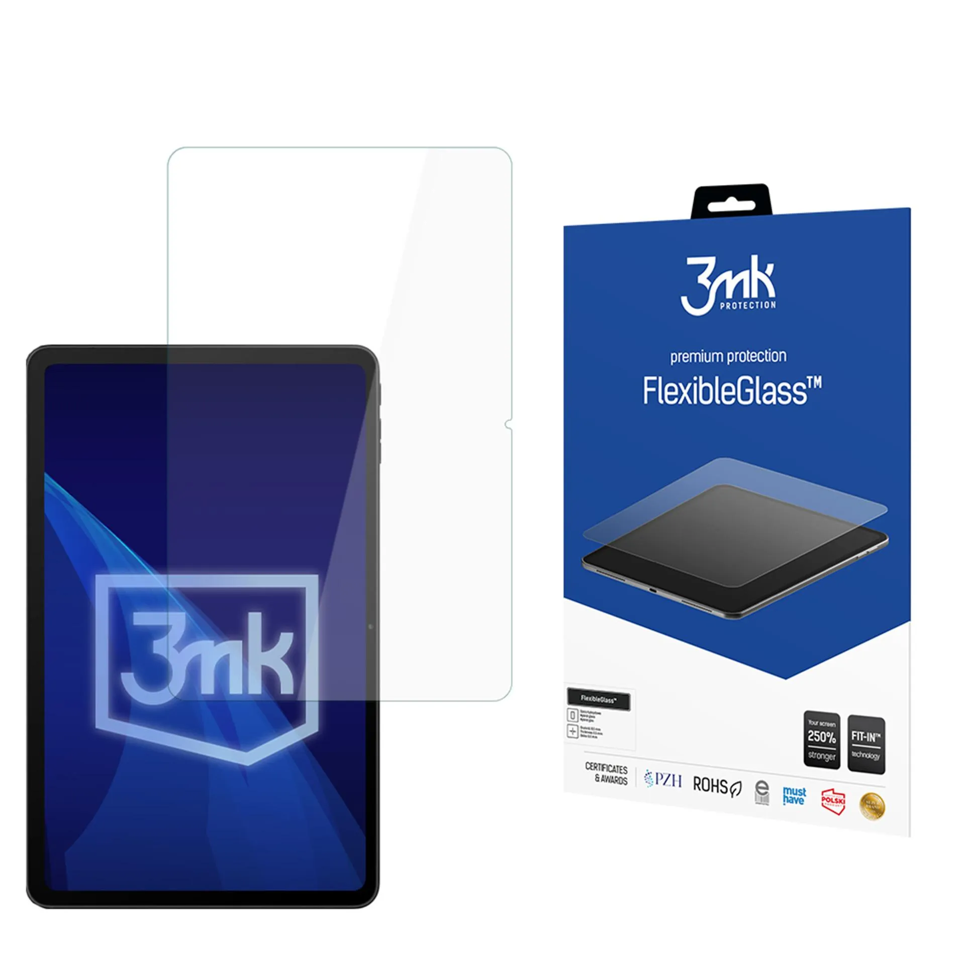 Nesuskaldomas hibridinis stiklas Blackview Mega 2 - 3mk FlexibleGlass