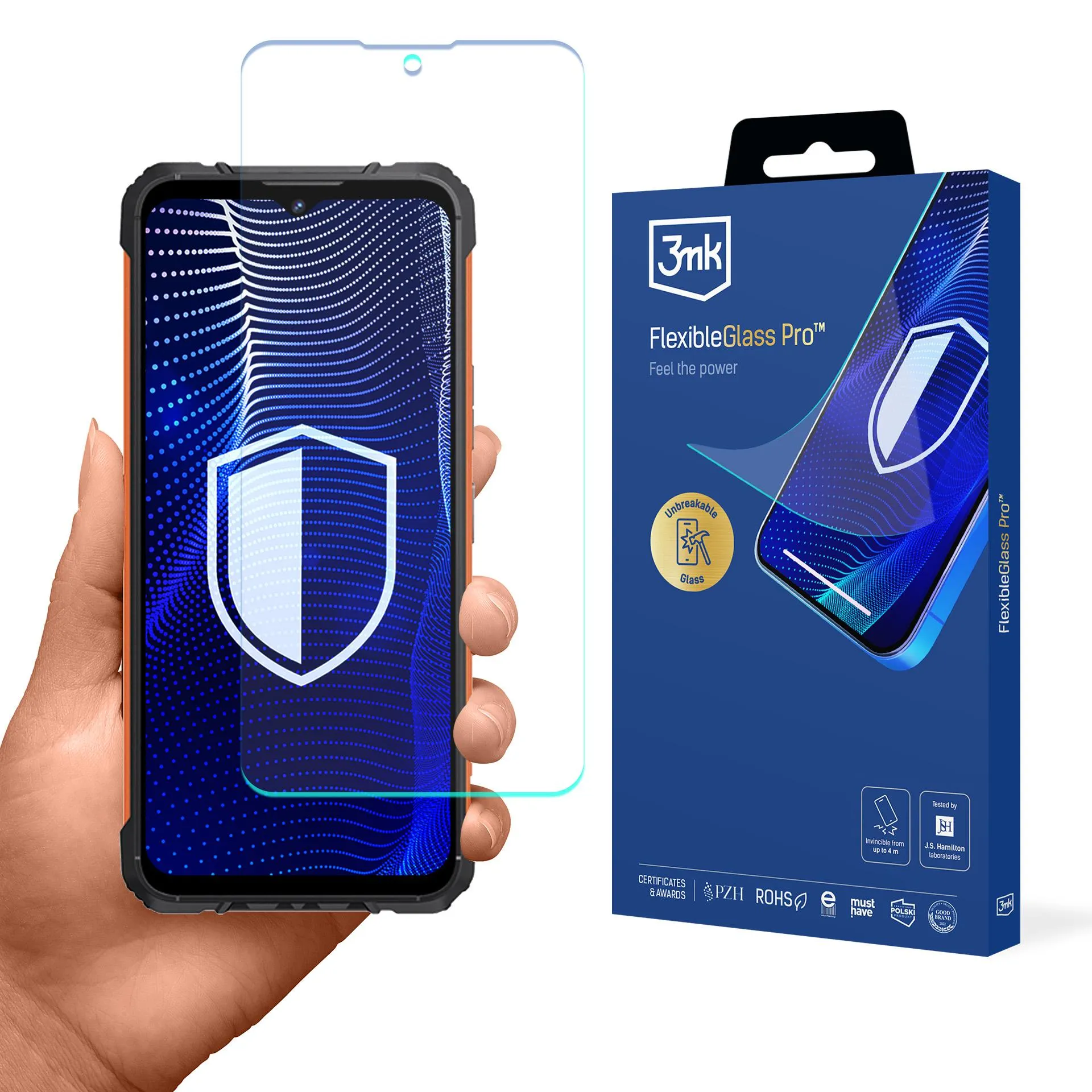 Nesudaužomas stiklas Cubot KingKong Ace 2 - 3mk FlexibleGlass Pro