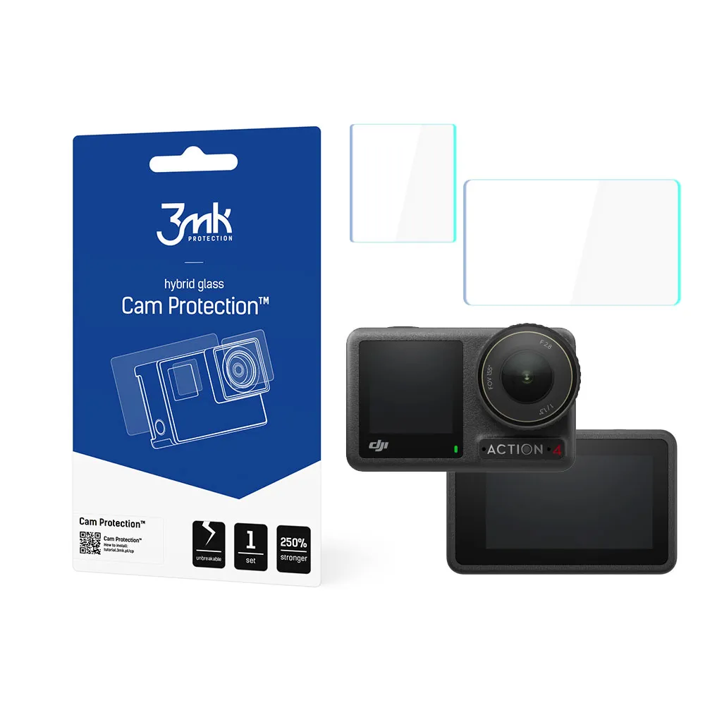 Apsauginis stiklas DJI Osmo Action 4 - 3mk Cam Protection