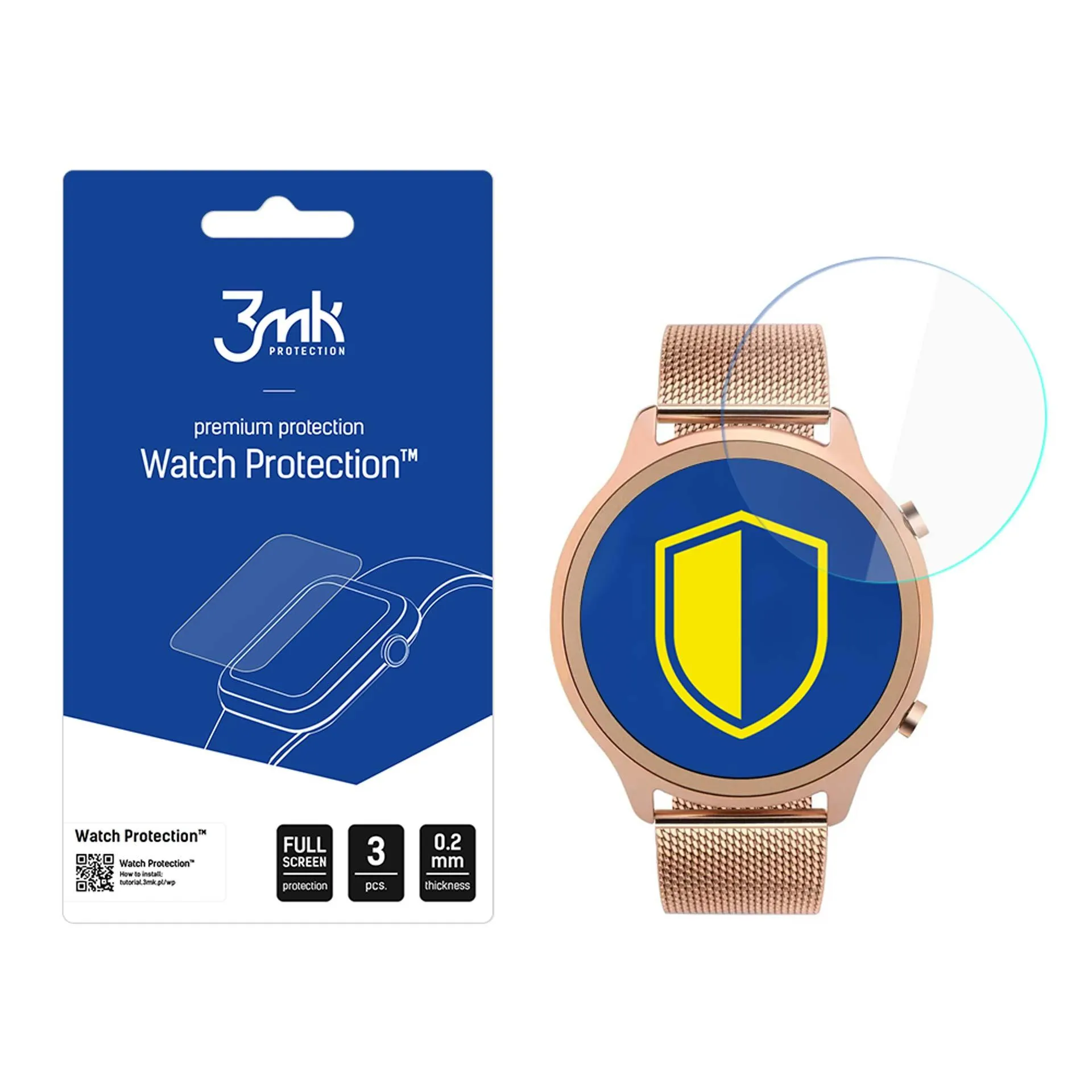 Apsauginė plėvelė išmaniajam laikrodžiui Garett Bonita/Veronica - 3mk Watch Protection
