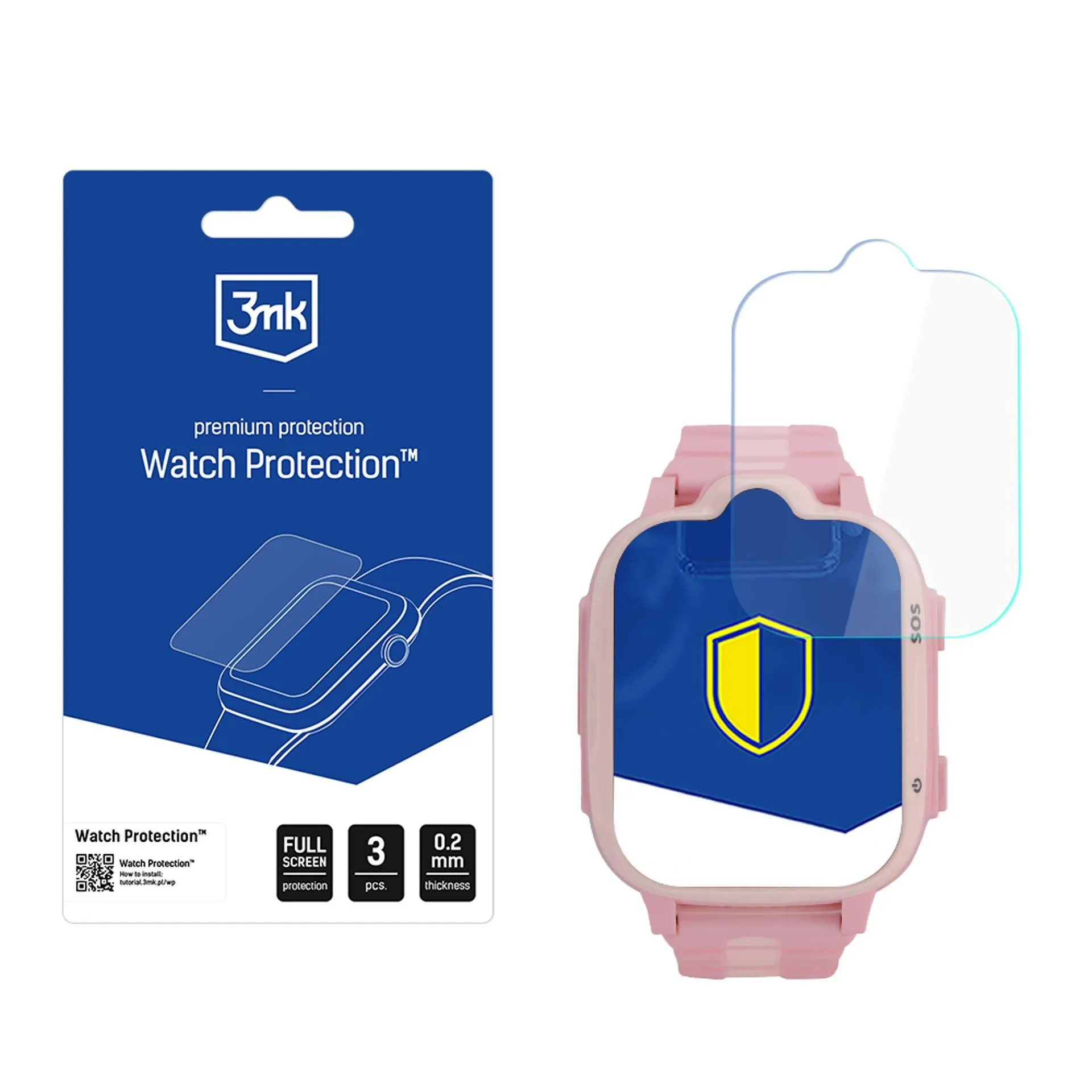 Apsauginė plėvelė išmaniajam laikrodžiui GARETT Kids eSIM 4G - 3mk Watch Protection